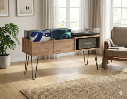 Plak ve Pikap Dolabı | Model-16B